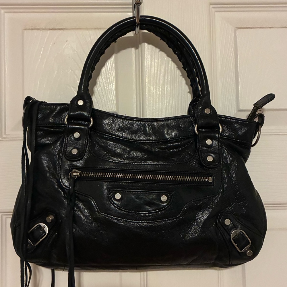 Genuine Leather Moto City Bag